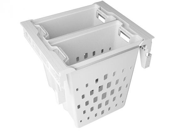 GOLLINUCCI Výsuvný kôš na bielizeň Linea 560 600mm bez výsuvov biela