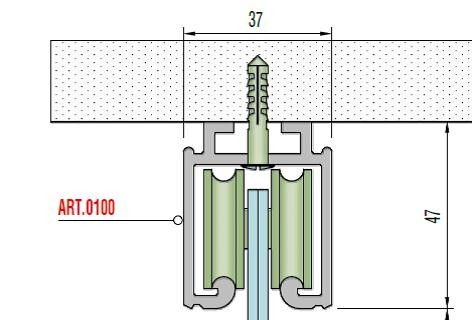 SISCO 100AF LIŠTA 300cm (87413)