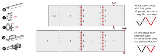 TERNO Versatile sada,posuv.dvojkrídlo,(30)40kg,závesy+mag.,3000mm,spod.,čierna TERNO Versatile sada,posuv.dvojkrídlo,(30)40kg,závesy+mag.,3000mm,spod.,čierna