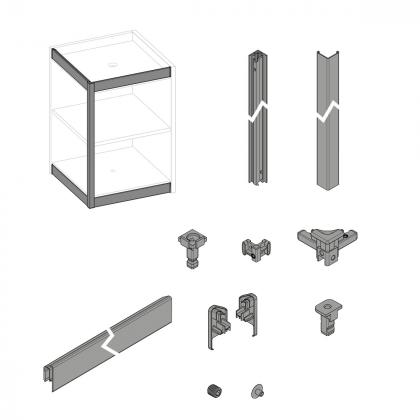 HETTICH 9360943 FurnSpin Cadro komplet sada čierna
