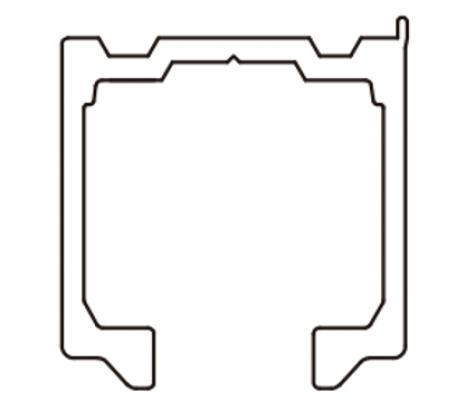 StrongLine Turnio horné vedenie elox 2,5m