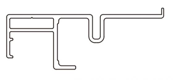 StrongLine Turnio spodné vedenie elox 2,5m