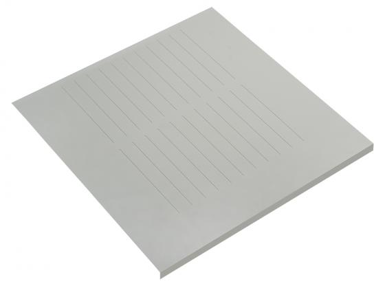 Ochranná podložkal pod drez 563mm striebornošedá