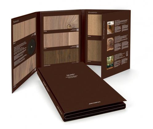 NUXE vzorník - kniha/klapkarta