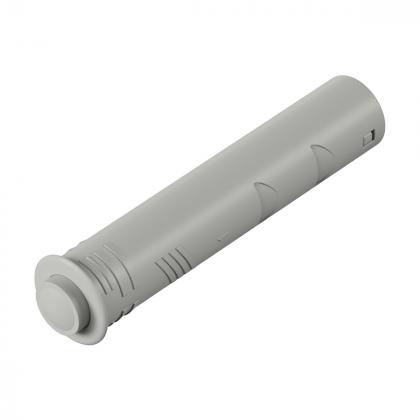 HETTICH 9375908 piestik PTO s čočkou, krátký, k zavrtání, šedá