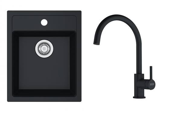 FRANKE Set T121Č SID 610-40 čierna+ FC 6018.901