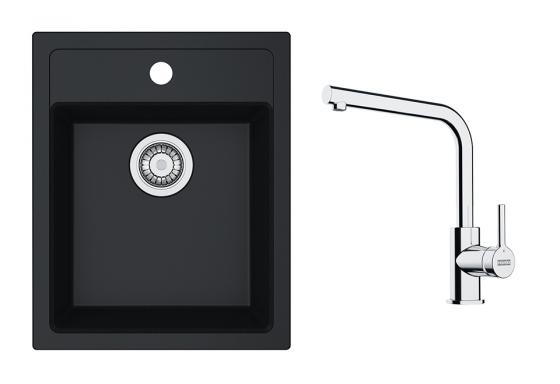 FRANKE Set T113Č SID 610-40 čierna + FS 3230.031