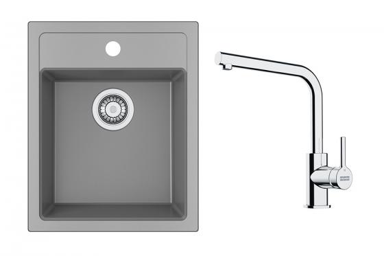 FRANKE Set T113Š SID 610-40 šedá + FS 3230.031