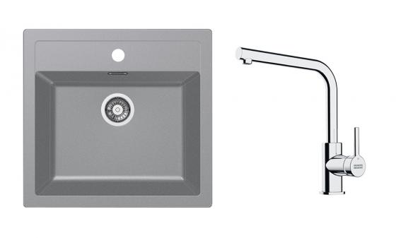 FRANKE Set T114Š SID 610 šedá + FS 3230.031