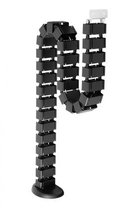 STRONG Vertikálne káblové vedenie flexi 1260 mm čierna