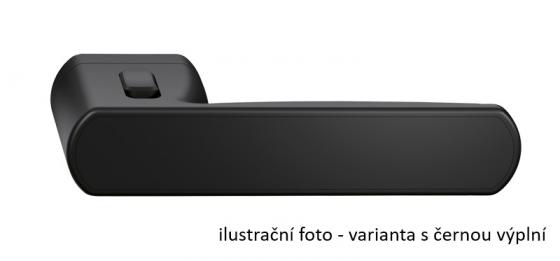 TWIN Kľučka Allegra 1618 (bez výplne) FAST LOCK/CM,ľavá kľučka