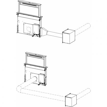 FRANKE Príslušenstvo sada pre umiestnenie motoru mimo odsávač par