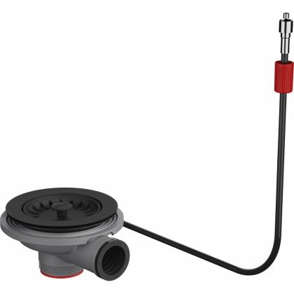 FRANKE Príslušenstvo Colorline otočný sieťkový  ventil matná čierna