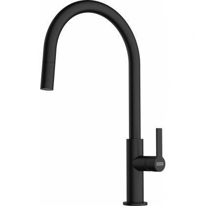 FRANKE Batéria FS 2839.901 MARIS SLIM matná čierna, sprcha/prúd