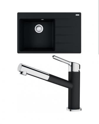 FRANKE Set G219O CNG 611-78 TL/2 onyx + FC 3055.071