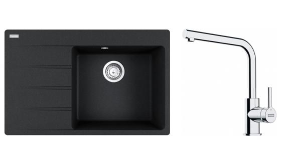 FRANKE Set G250O CNG 611-78 TL/7 onyx + FS 3230.031