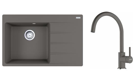 FRANKE Set G272ŠK CNG 611-78 TL/2 š.kameň + FC 6018.084