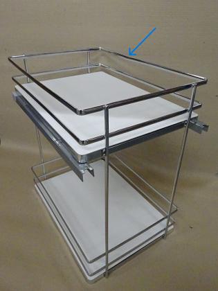 VIBO Galaxy dvojkôš spodný 400mm biely P/L - POŠKODENÉ