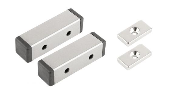 POZZOLI A56 dverová zarážka s magnetom pre sklopné posteľové kovanie