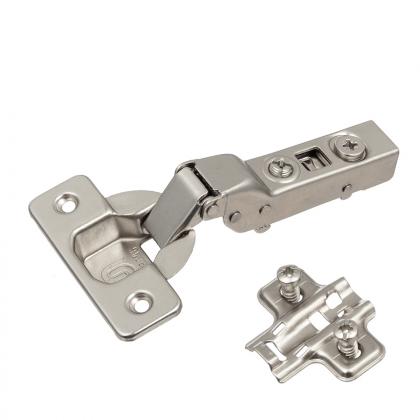 K-StrongHinges S5 záves klip polonaložený s tlmením 110° podložka euroskrutka