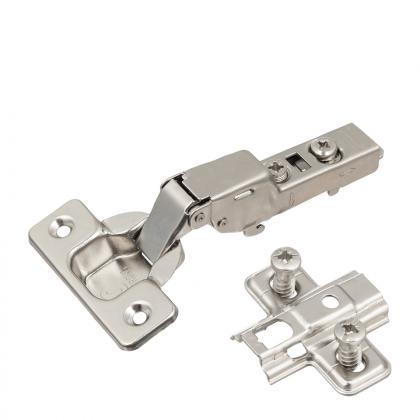 K-StrongHinges S3 závěs klip polonaložený tlmený 110°, podložka euro