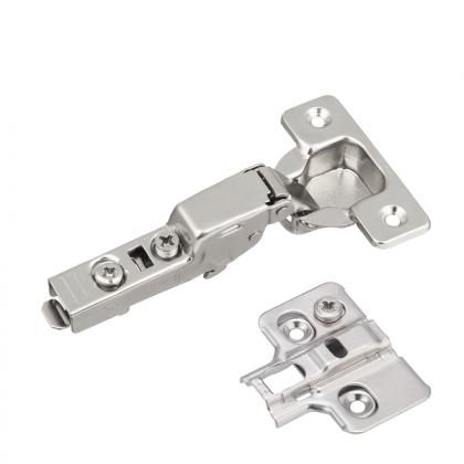 K-StrongHinges S3 záves klip polonaložený bez tlmenia 110°, podložka skrut. exc.