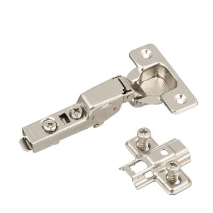 K-StrongHinges S3 záves klip polonaložený bez tlmenia 110°, podložka euro