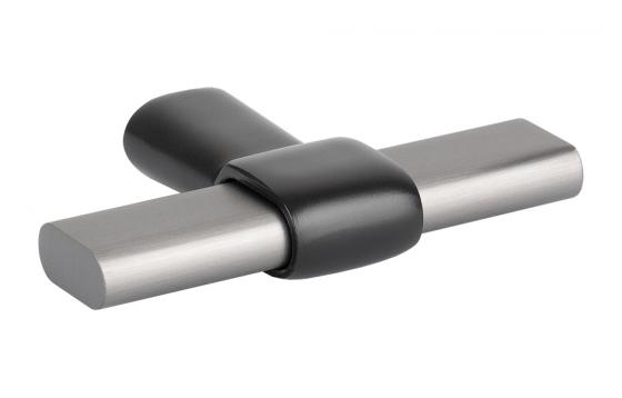 TULIP Knopka Joliet steel grey/čierna matná