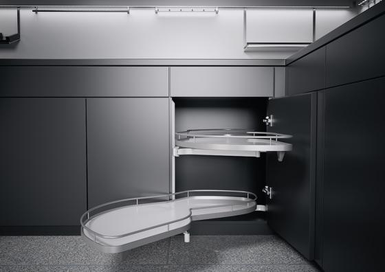 K-KES LeMans II, police a uchyt., Arena Classic, biela/strieborná, L, 720-900