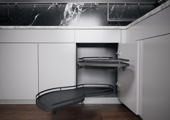 K-KES LeMans II, police a uchytenia, Arena Style, antracit, L, 600/600-750