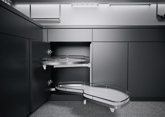 K-KES LeMans II, police a uchytenia, Arena Classic, biela/chróm, P, 450/600-750