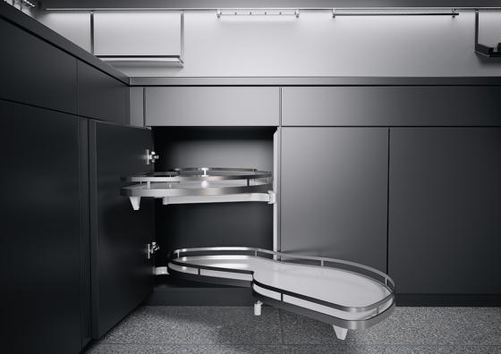 K-KES LeMans II, police a uchytenia, Arena Style, biela/chróm, P, 450/600-750