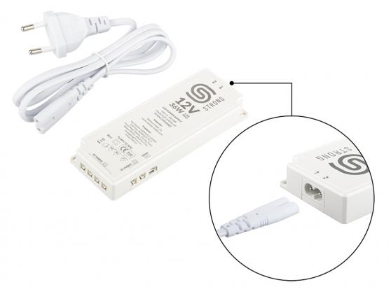 StrongLumio napájací zdroj 12V - 36W (6x mini konektor + 1x 3PIN konektor)