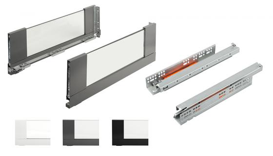 K-StrongMax 18 zásuvka H185/500mm bok sklo push, biela