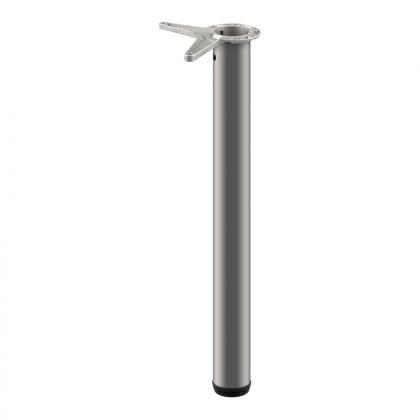 StrongLegs stolová noha TS004 820/60, imitácia nerezu