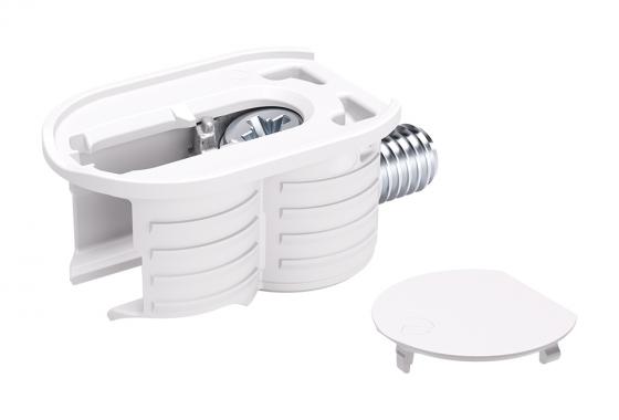 IF KORE 15 spojovacie kovanie dvojité, M6x8 mm, krytka biela