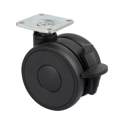 TENTE koliesko Linea 65mm s brzdou 70kg čierna