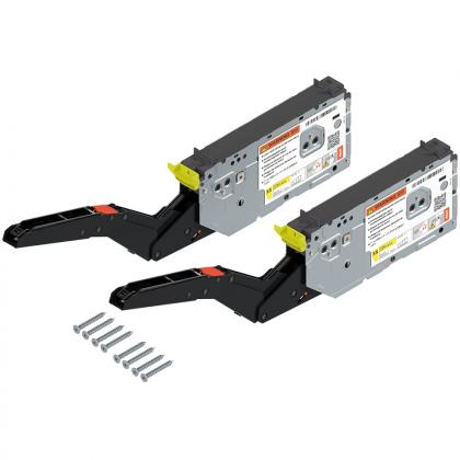 BLUM 22K2500T Aventos HK Top výklop střední, Tip-on, Eclipse černá