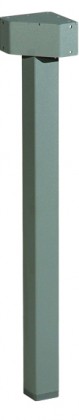 MILADESIGN rohová noha Mobi-Q MQ7301-N strieborná