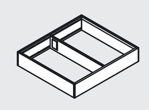 BLUM ZC7S300RHU Ambia Line rámček dub bardolino