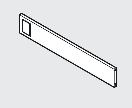 BLUM ZC7Q0U0SS Ambia Line Priečka M sivá