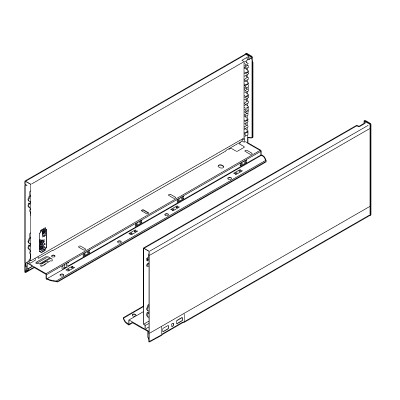 BLUM 770C6002I bočnica Legrabox C 600mm nerez