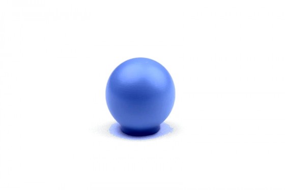 TULIP knob Bala tmavo modrý + skrutka