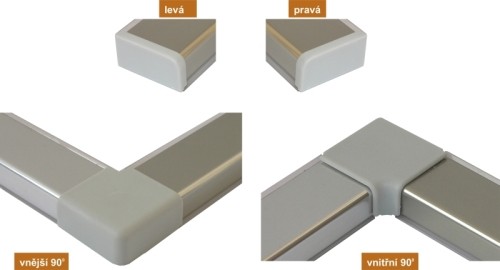 879/6.Sada koncoviek k modelu 62  šedý pl