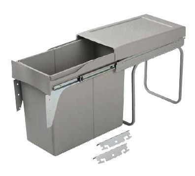 GOLLINUCCI Sorter Linea 224DM na dvierko, 300mm, 1kôš GOLLINUCCI Sorter Linea 224DM na dvierko, 300mm, 1kôš