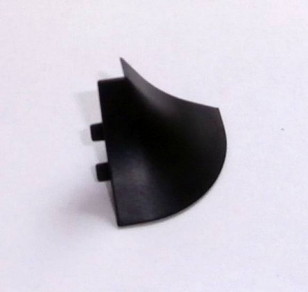 TL Slim line plus (Compact line) vonkajší roh 90° ČIERNA