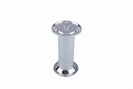 StrongLegs nábytková noha FA007, 100Rmm, chróm matný/chróm lesklý