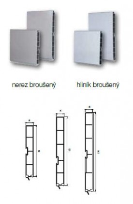 SOKEL REHAU 100mm HLINÍK BRÚSENÝ 4m