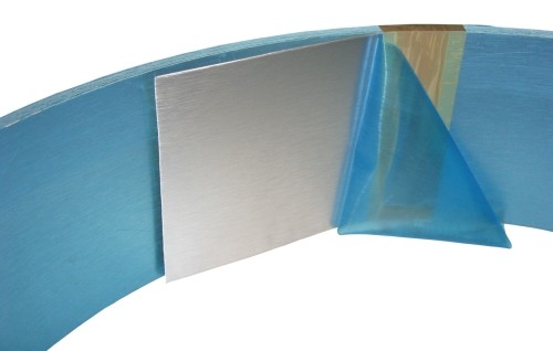 Okopový plech zlatý lesk 100mm