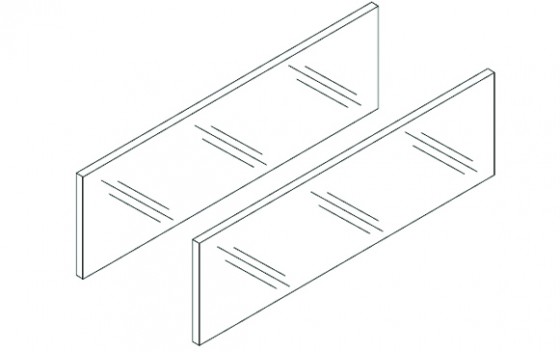 BLUM ZE7S388G Zásuvný prvok Legrabox Free 500mm